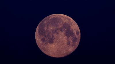 Mond ca. 20 min. vor Untergang